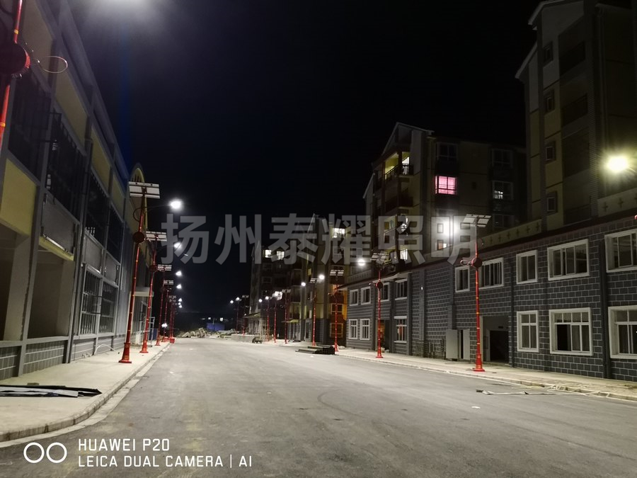 廣西太陽(yáng)能庭院燈案例